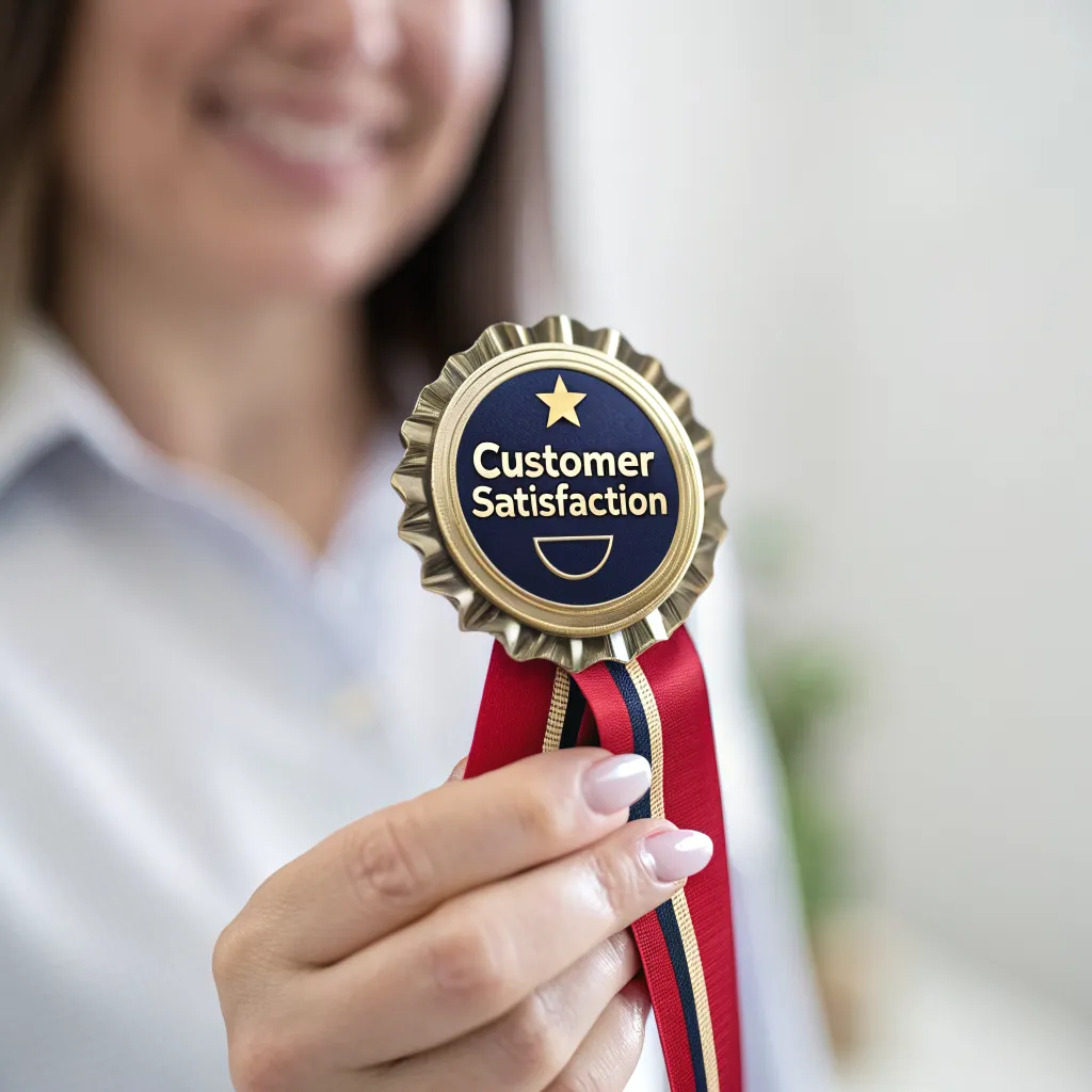 Customer satisfaction badge